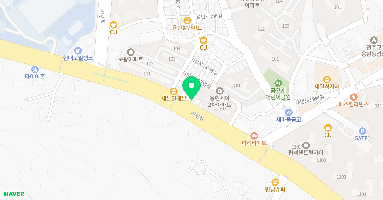 다온 음악학원 위치