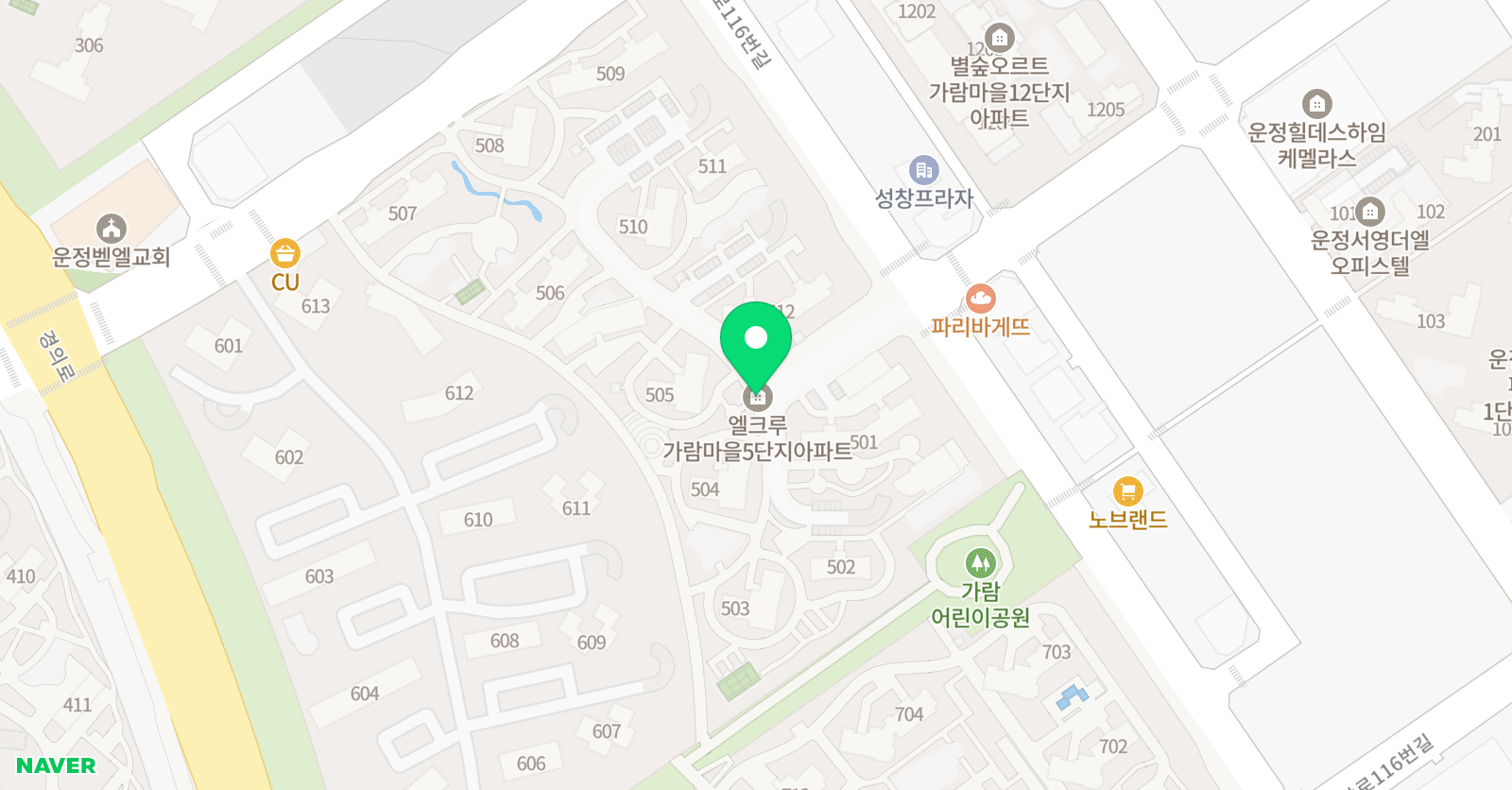 한솔플라톤 러닝센터 위치