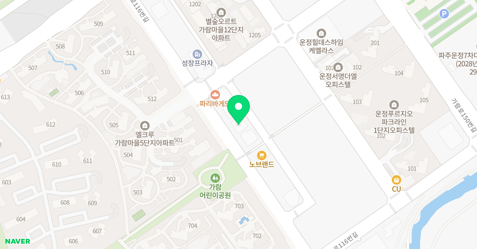 가람 경희대태권도장 위치