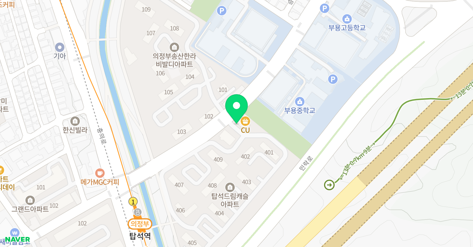 백선희 피아노음악학원 위치