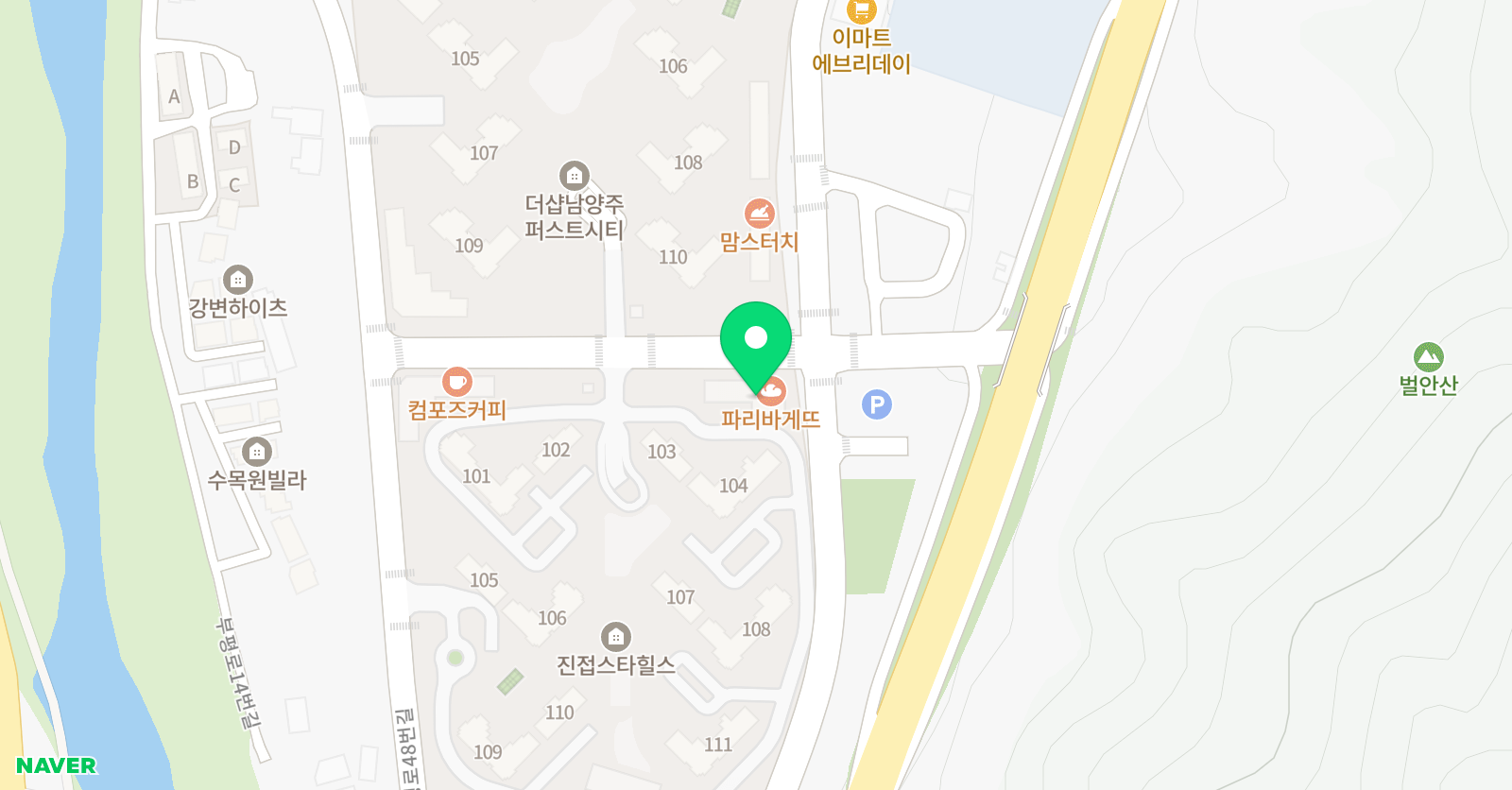 상상의숲 미술학원 위치
