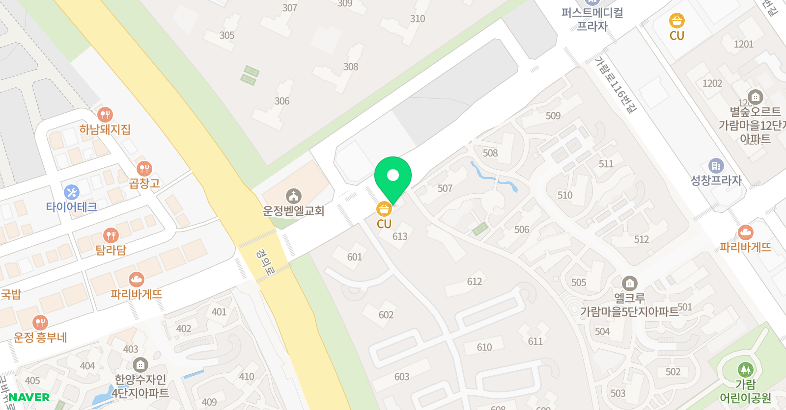 예인 피아노 위치
