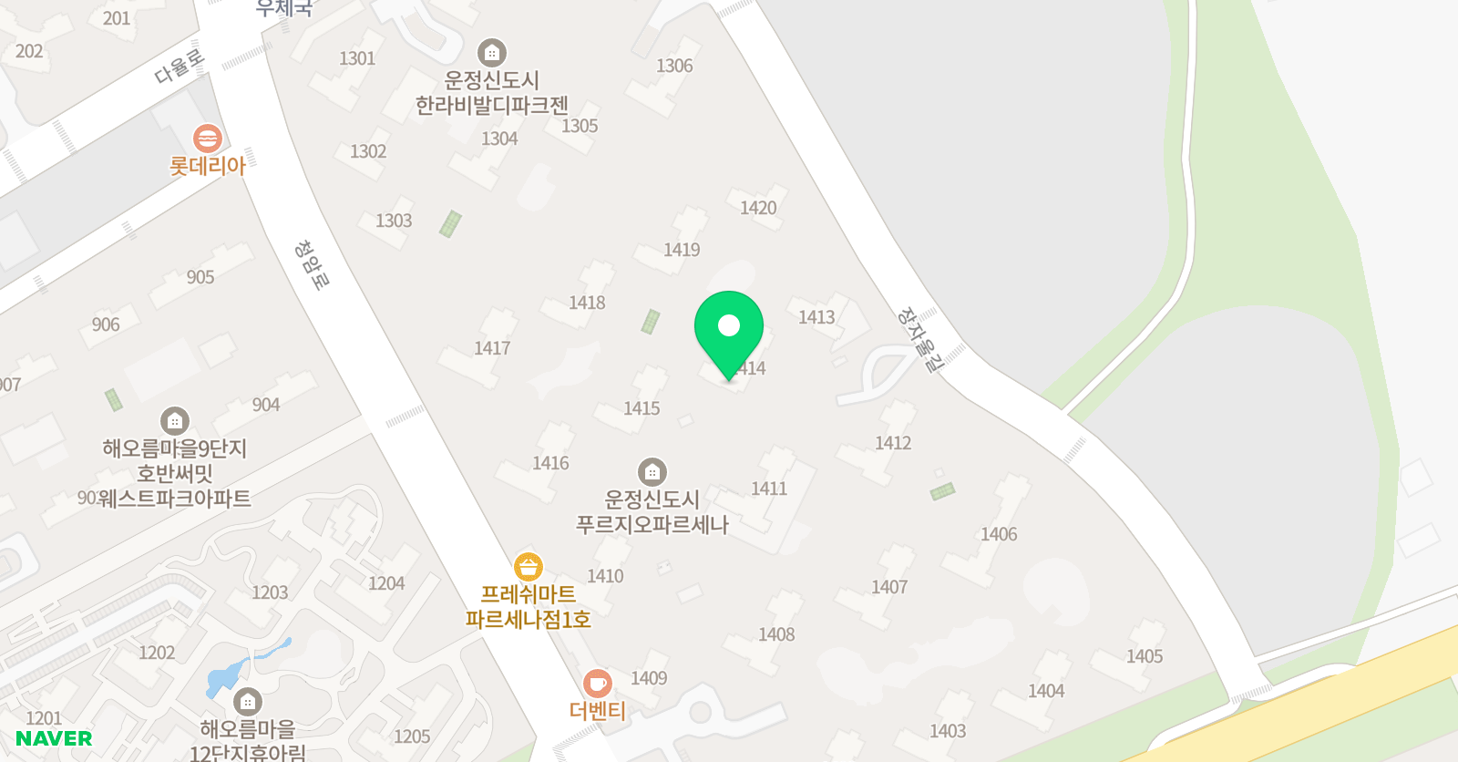 플레이팩토 해오름 수학이좋은아이들 위치