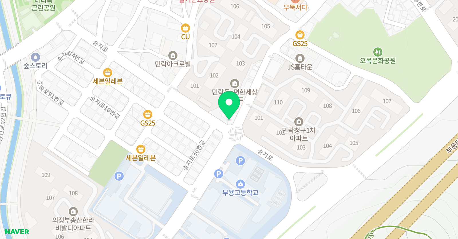 세종 학원 위치