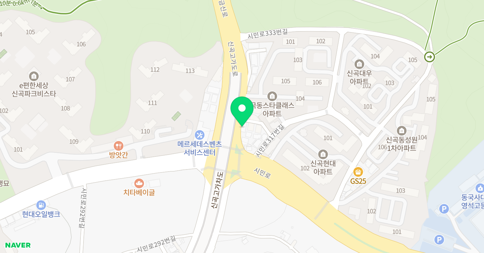 프라임 영수 전문학원 위치