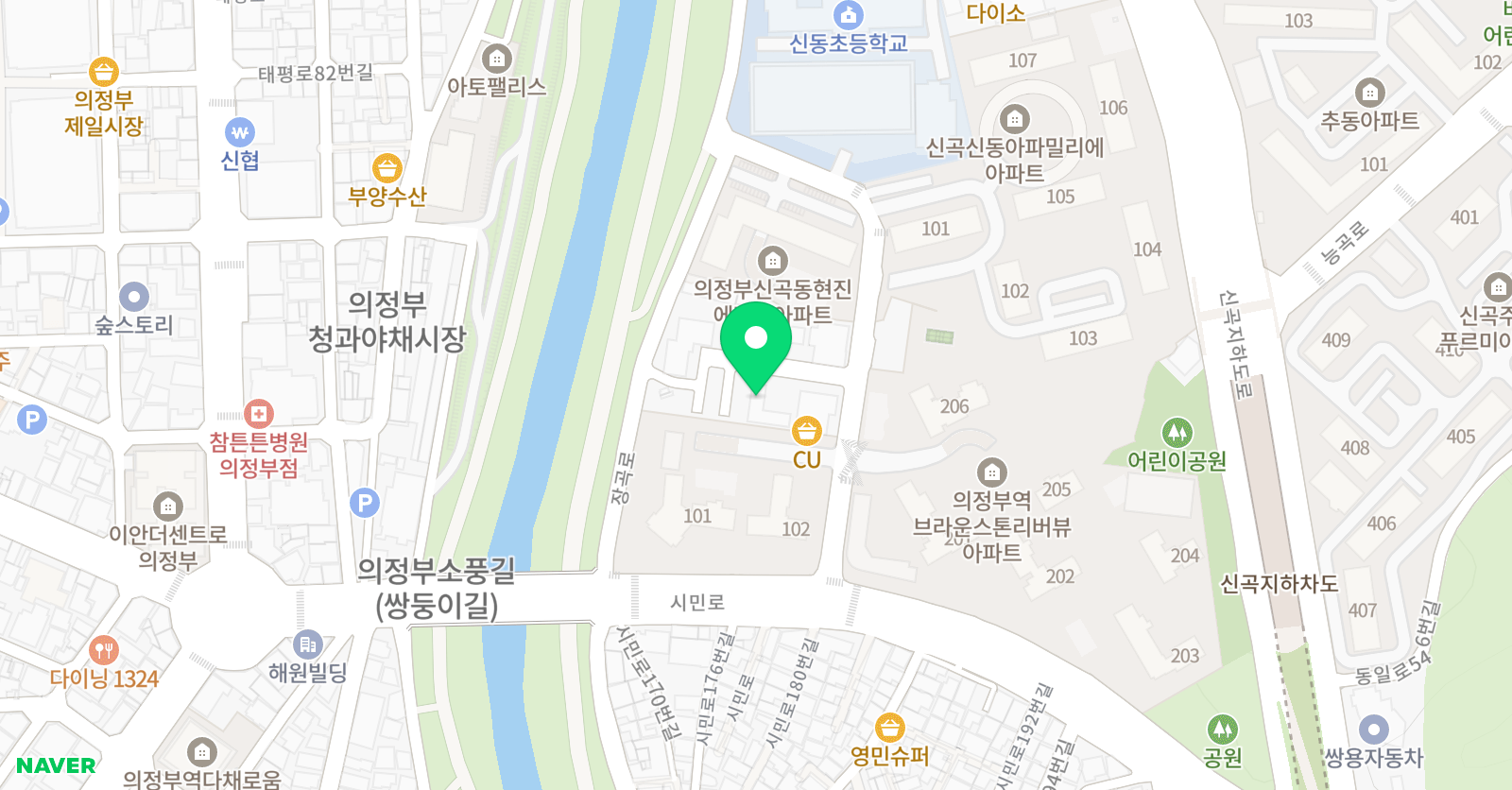 삼성 영어 해법수학 신동 학원 위치