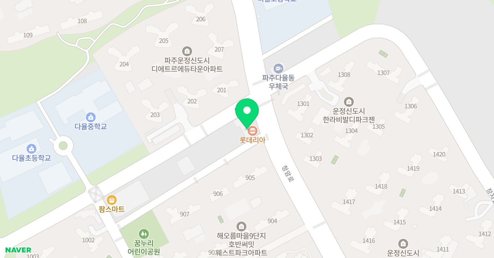 다율 피아노음악학원 위치