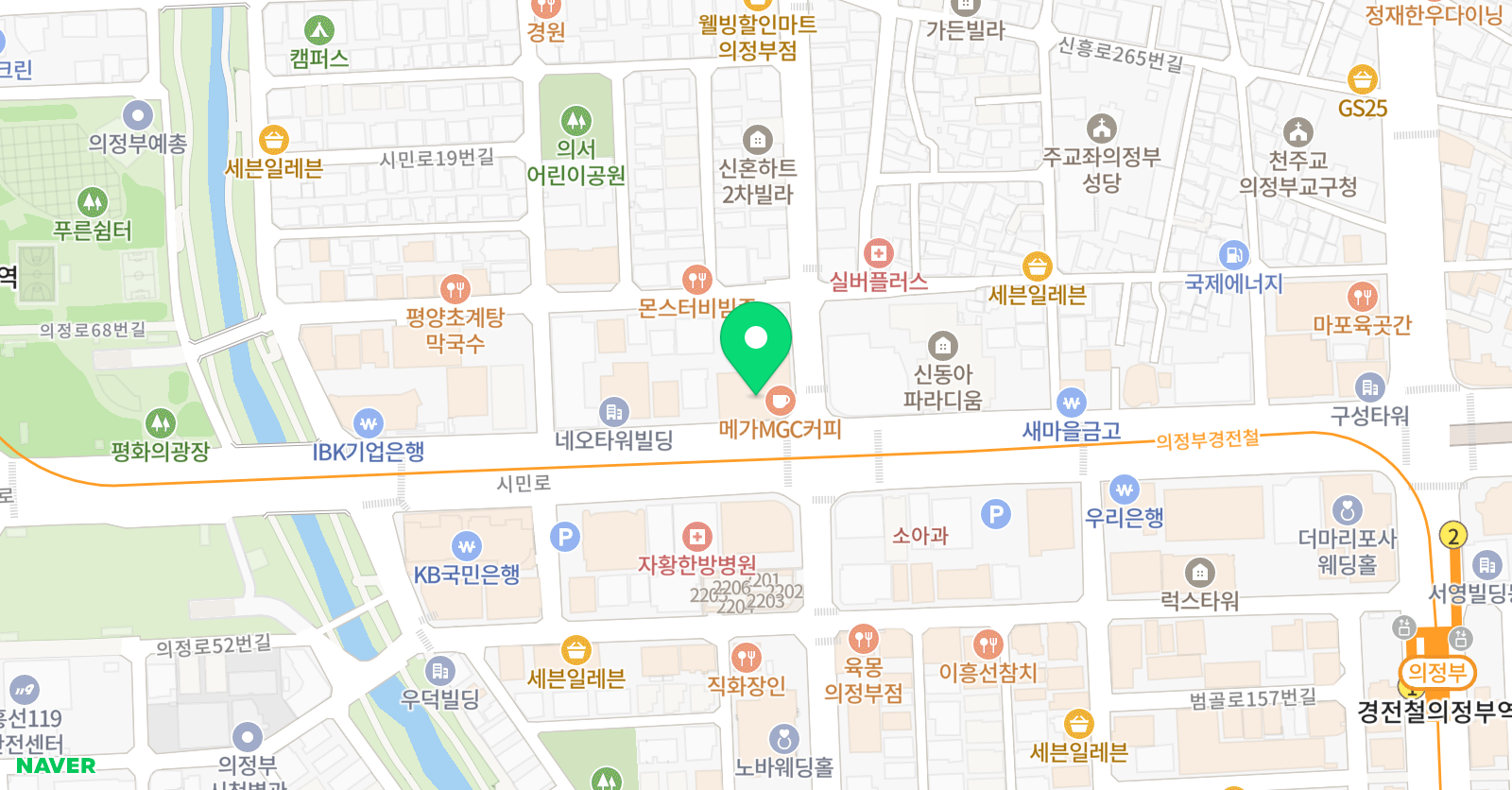 화랑 해동검도 위치