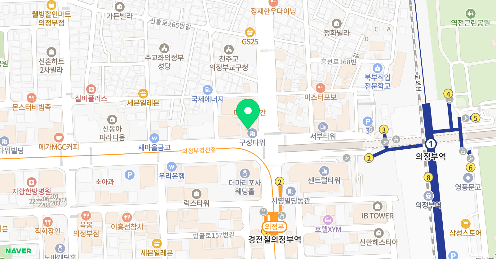 C&C 미술학원 의정부캠퍼스 위치