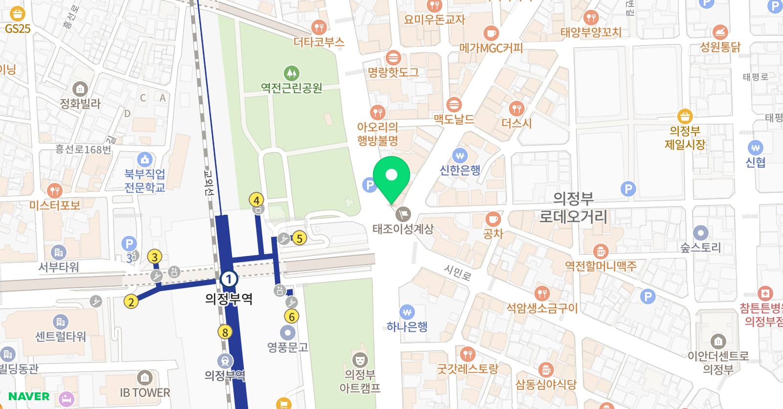 이데아창조 미술학원 의정부캠퍼스 위치