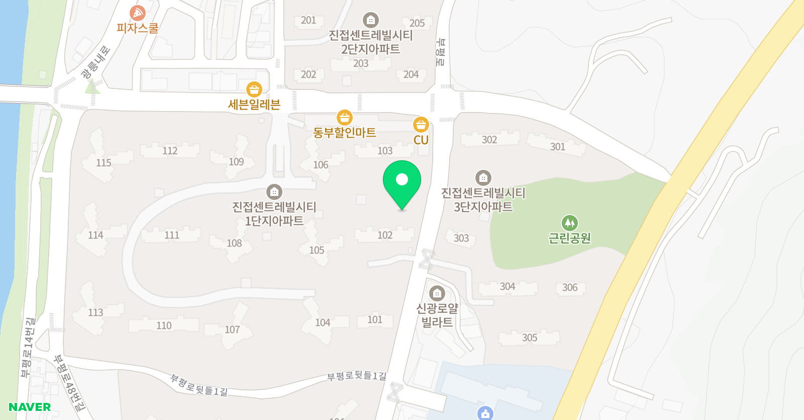더클랑 음악학원 위치