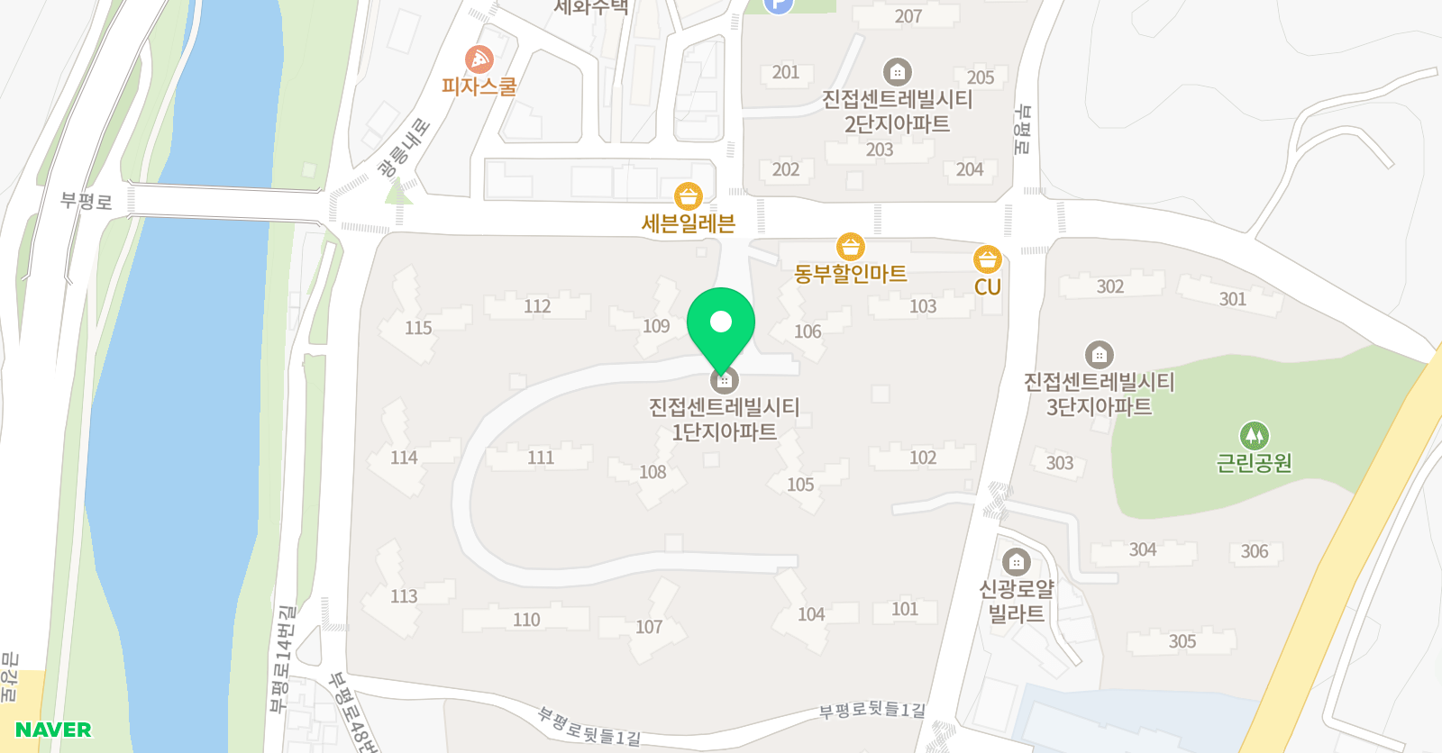 스마트해법 영어 부평교실 위치
