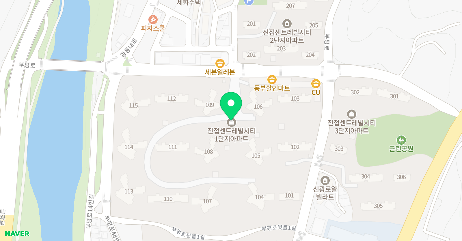 뮤지토리 남양주 진접센터 위치