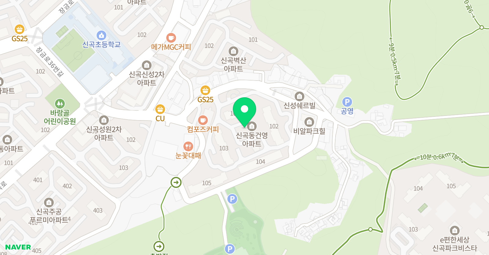 국가대표 건영 태권도장 위치