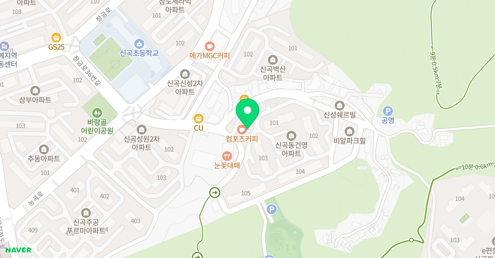 이엠아이 영어수학학원 위치