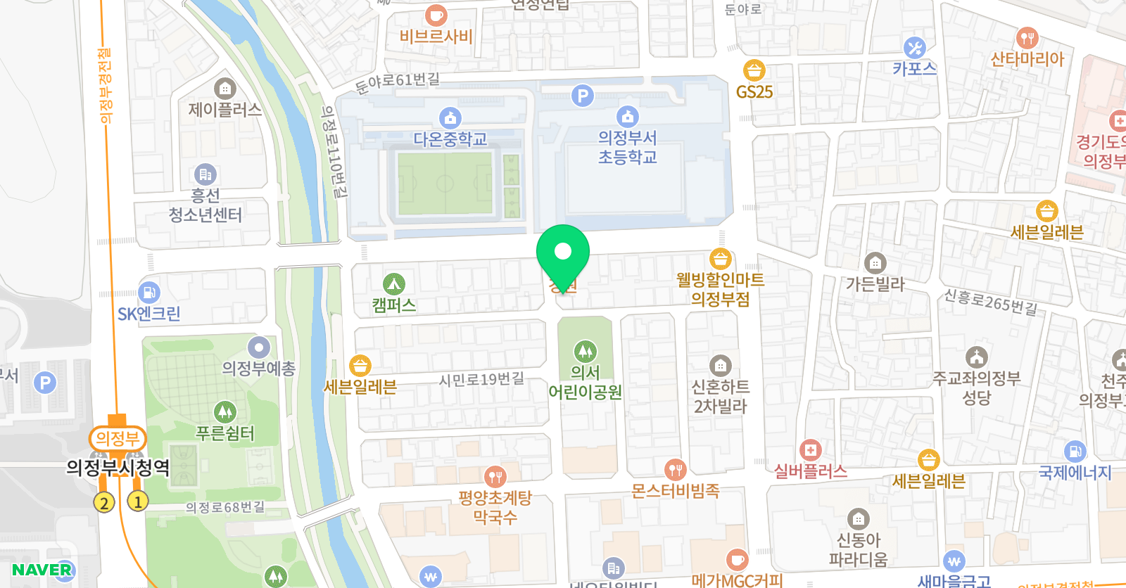 흙사랑 도예학원 위치
