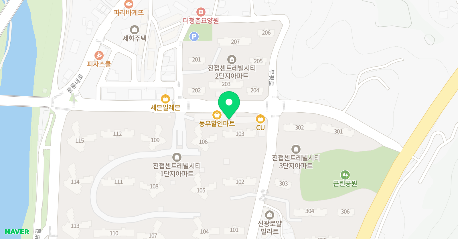 링키영어 진접 센트레빌점 위치