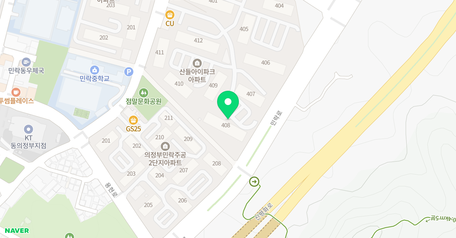 쌤과통하는 수학 위치
