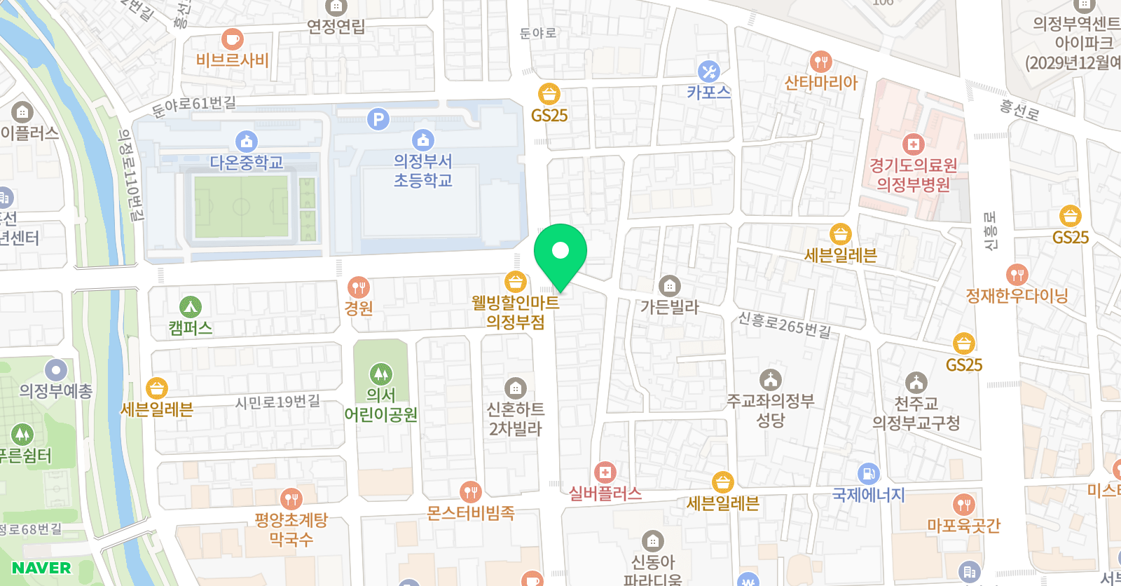 아소비 의정부가능센터점 위치