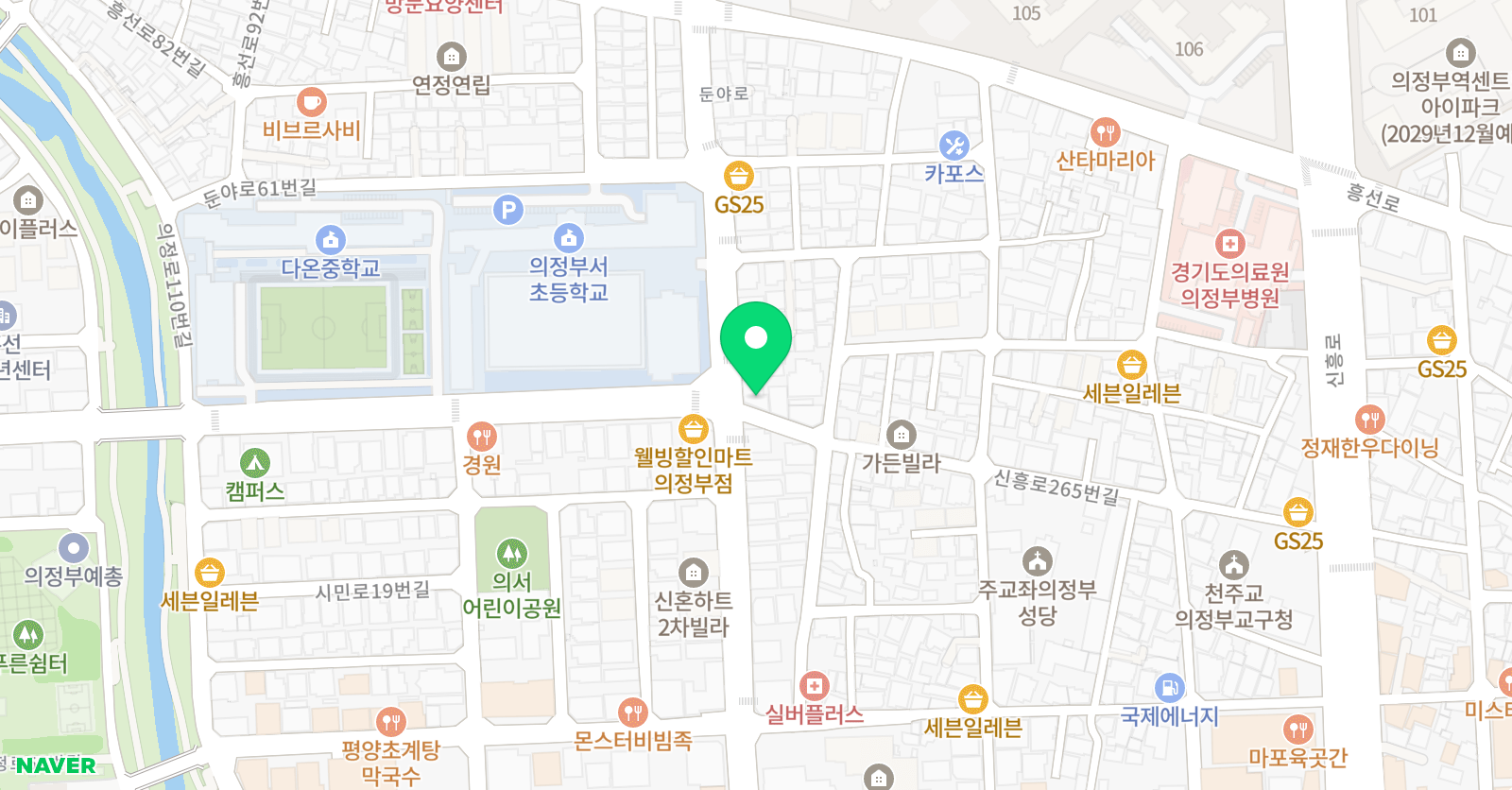 이든 음악학원 위치
