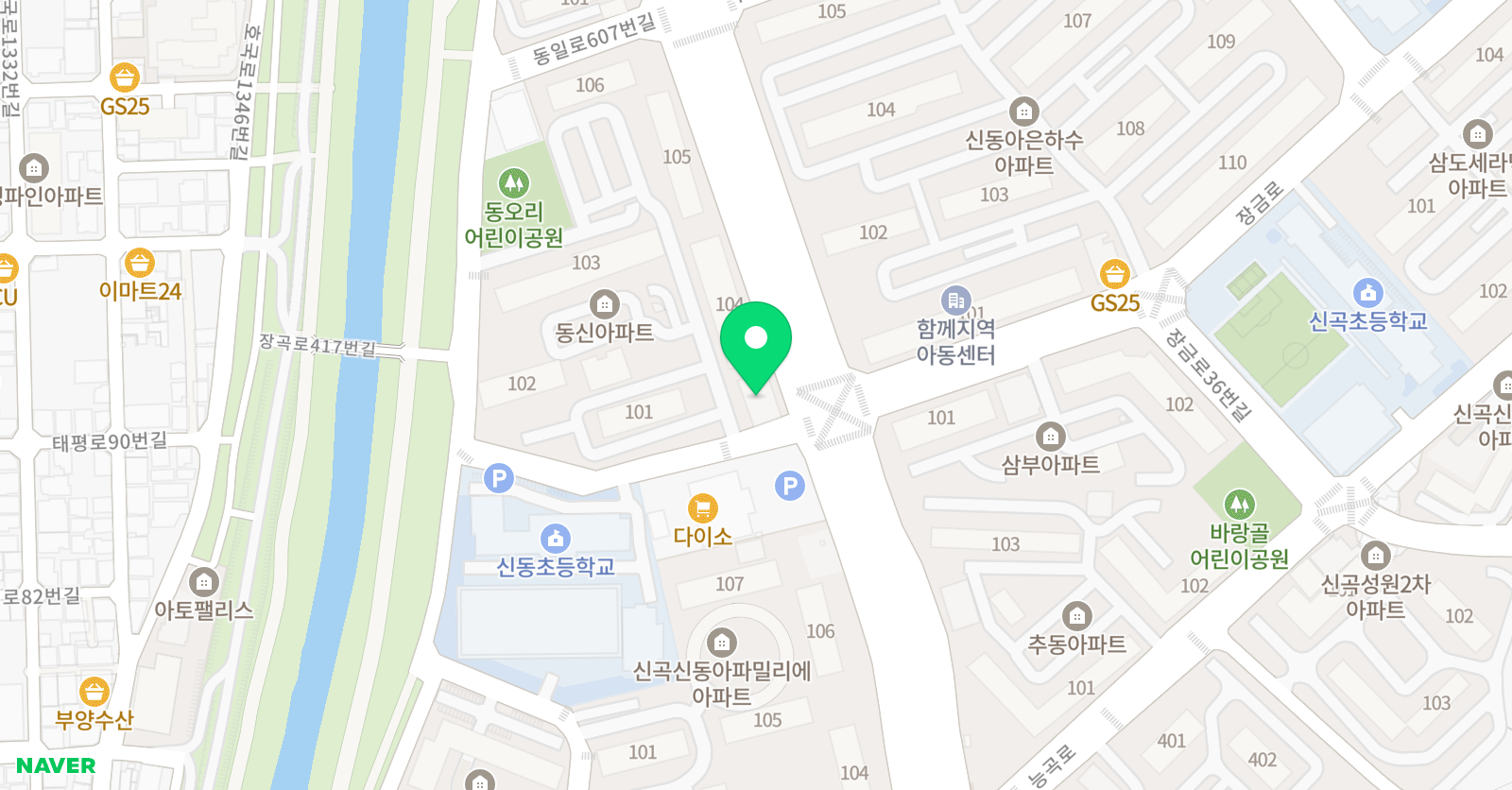 수국어독서논술 위치