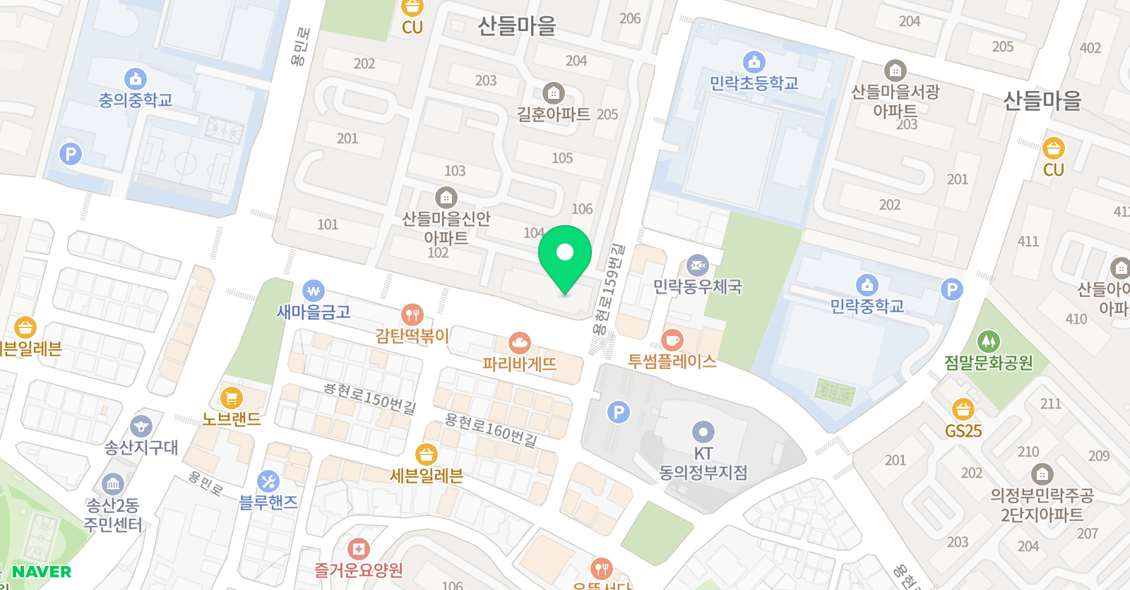양예나 국어수학학원 위치