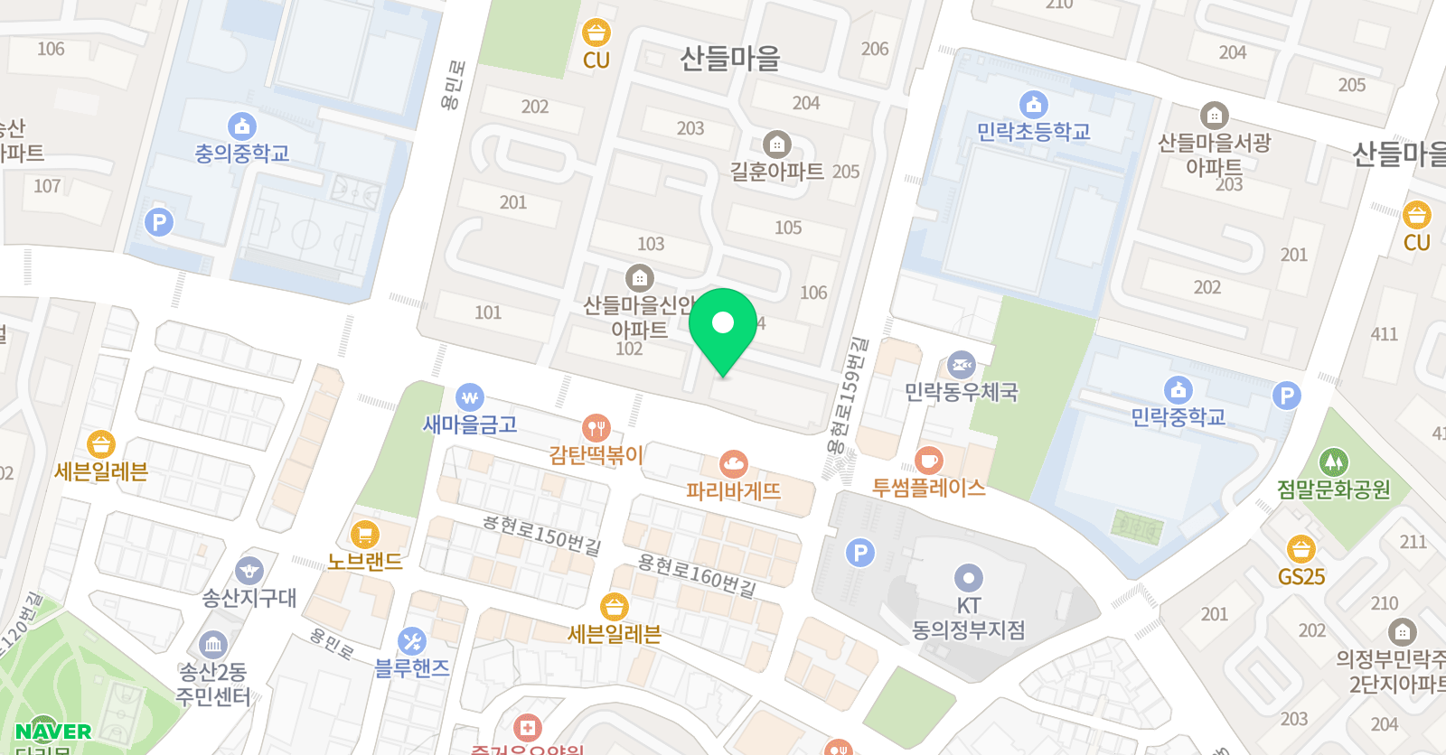 명성 태권도 위치