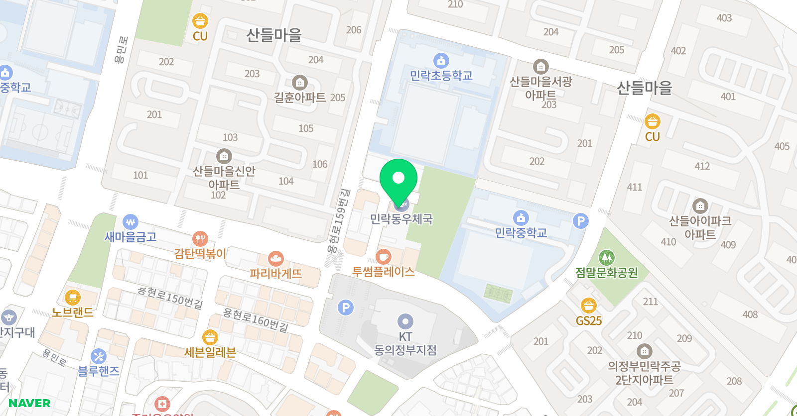 하늘 미술학원 위치