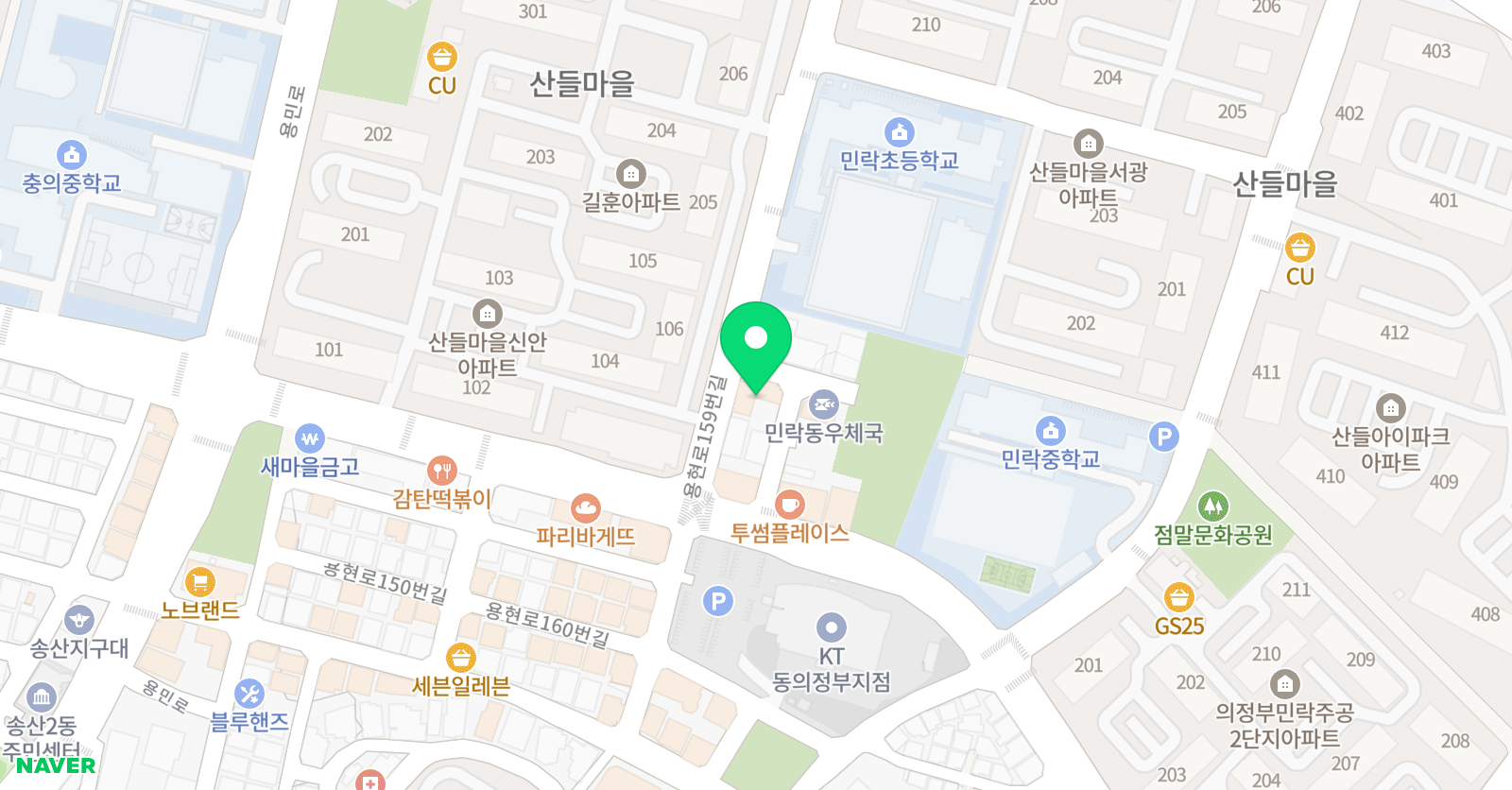 K.A.T 태권도장 위치