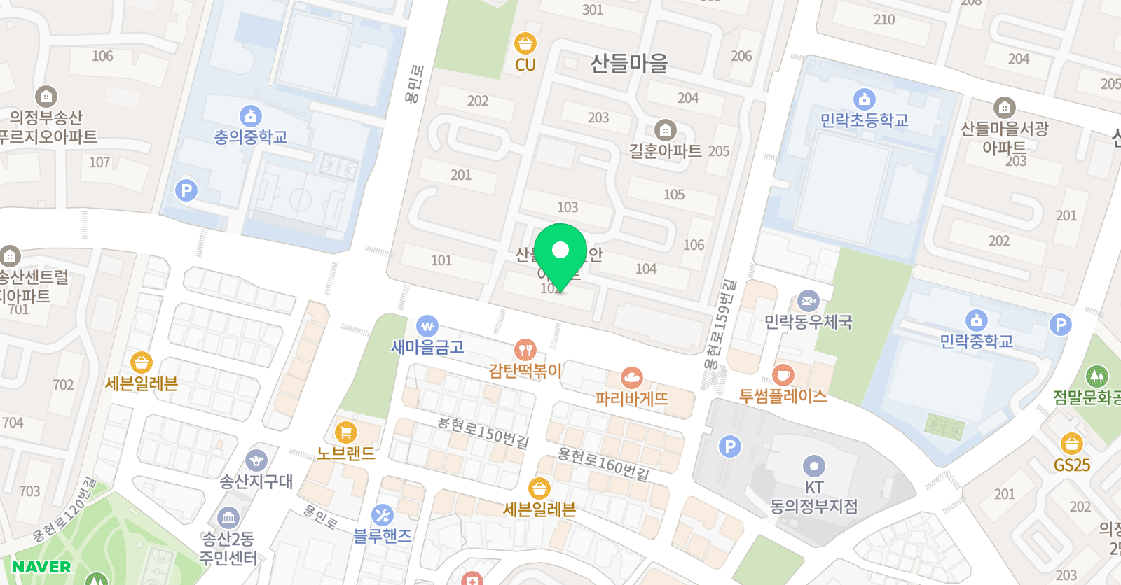 정용선의 수학터치 위치
