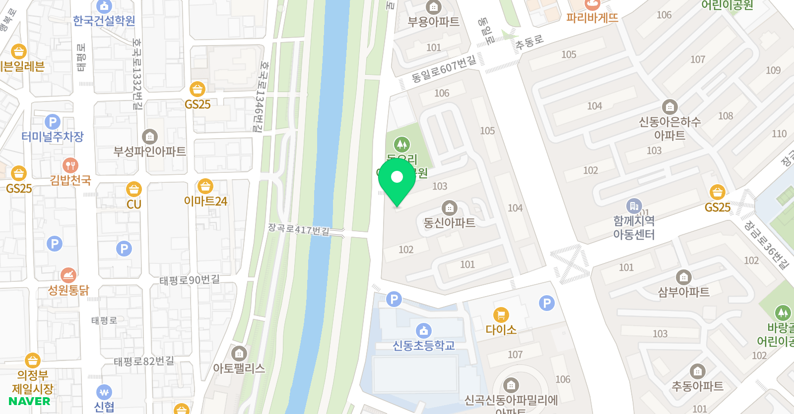 스마트해법 수학 동오초점 위치