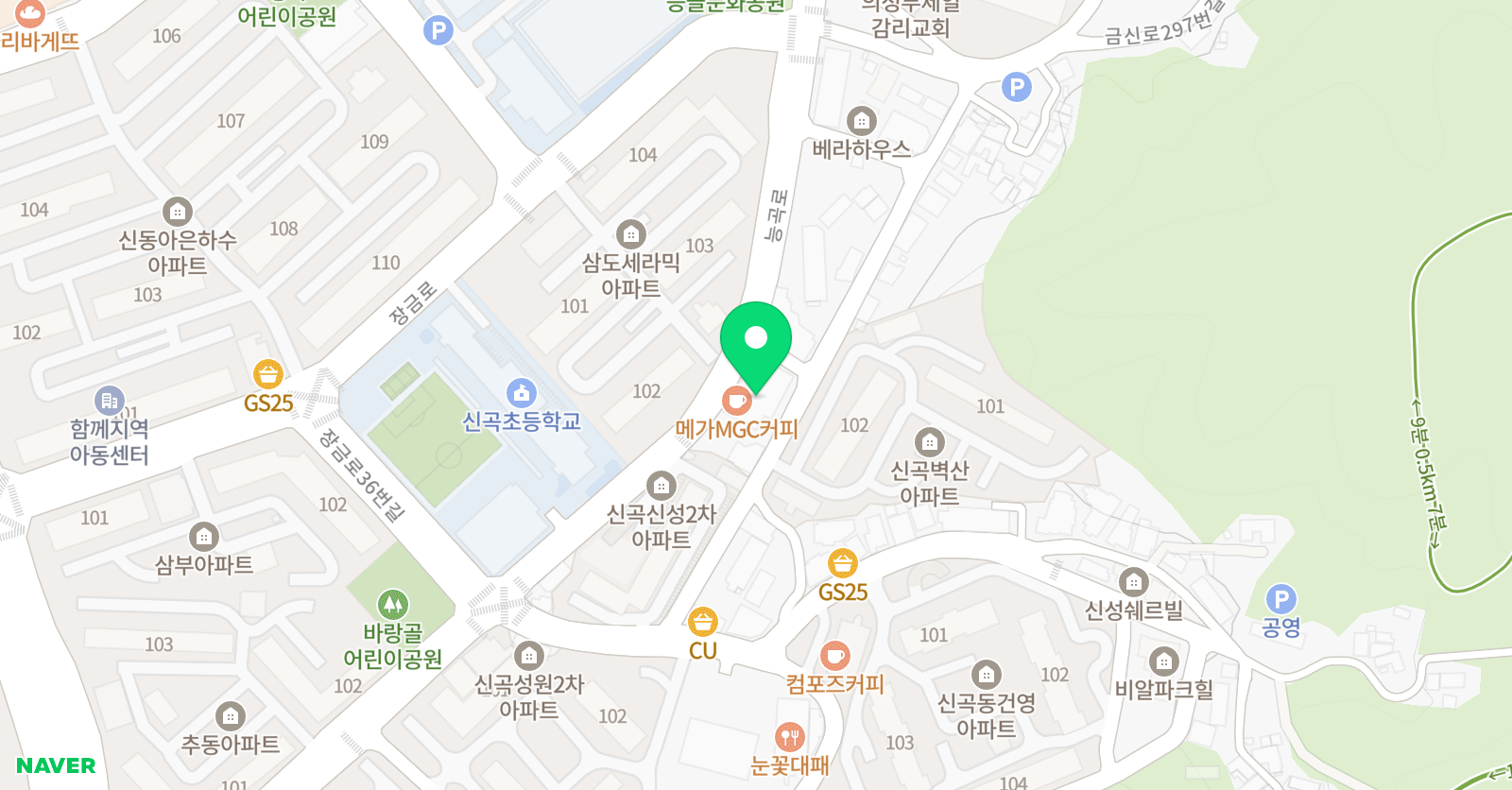 세움 해동 검도 위치