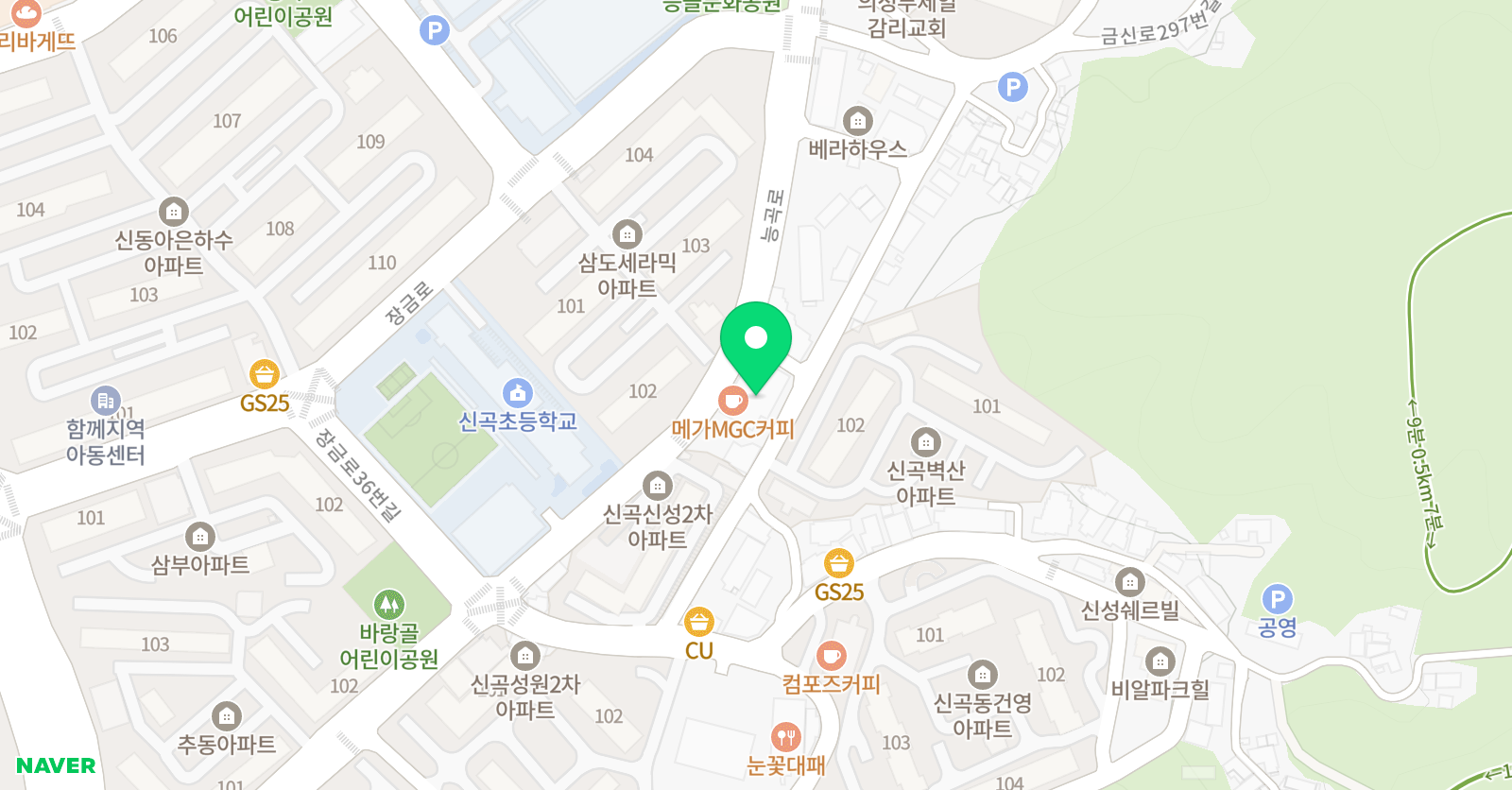 토킹클럽 어학원 의정부신곡캠퍼스 위치