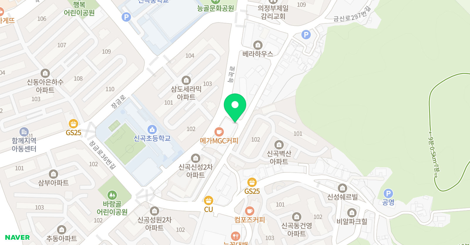 김관순연세 피아노학원 위치