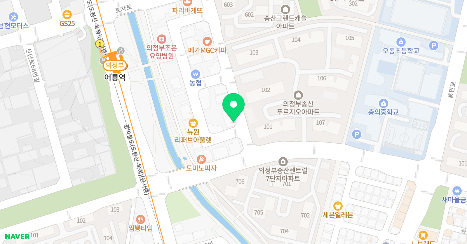 감동 수학학원 위치