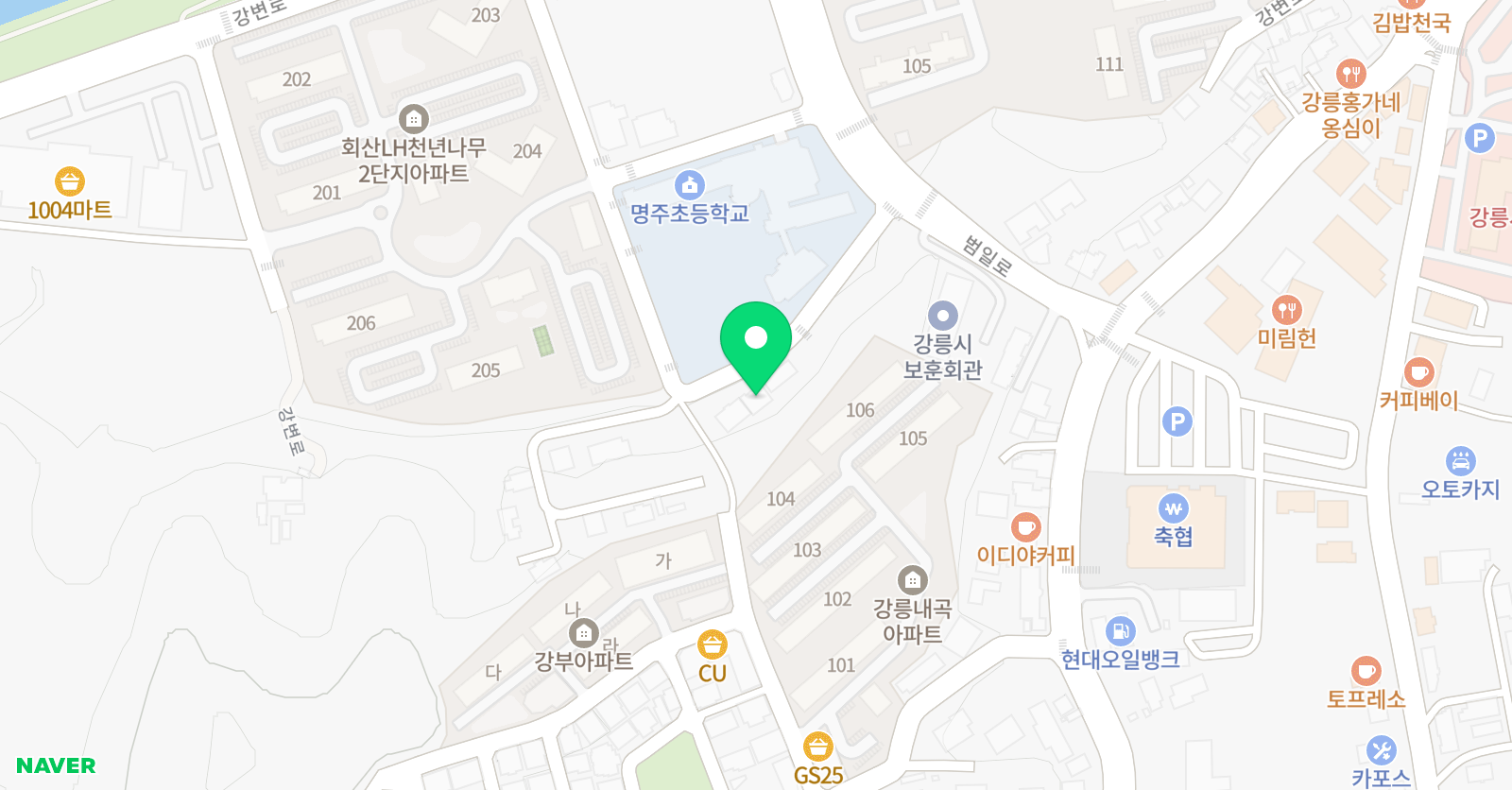 3030영어 내곡러닝센터 위치