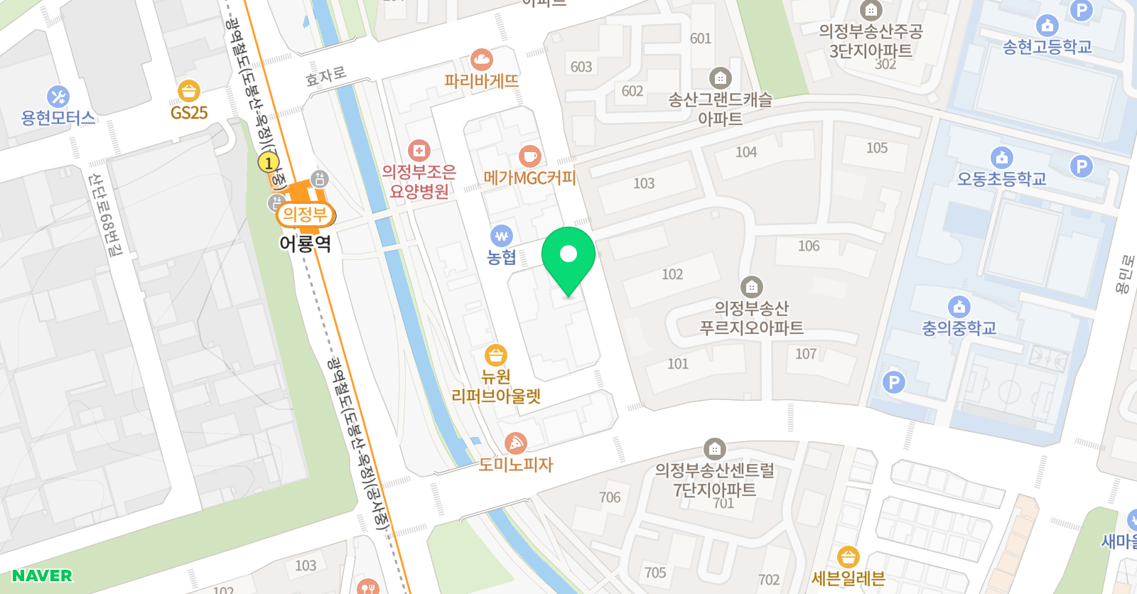 엘리트 태권도 위치