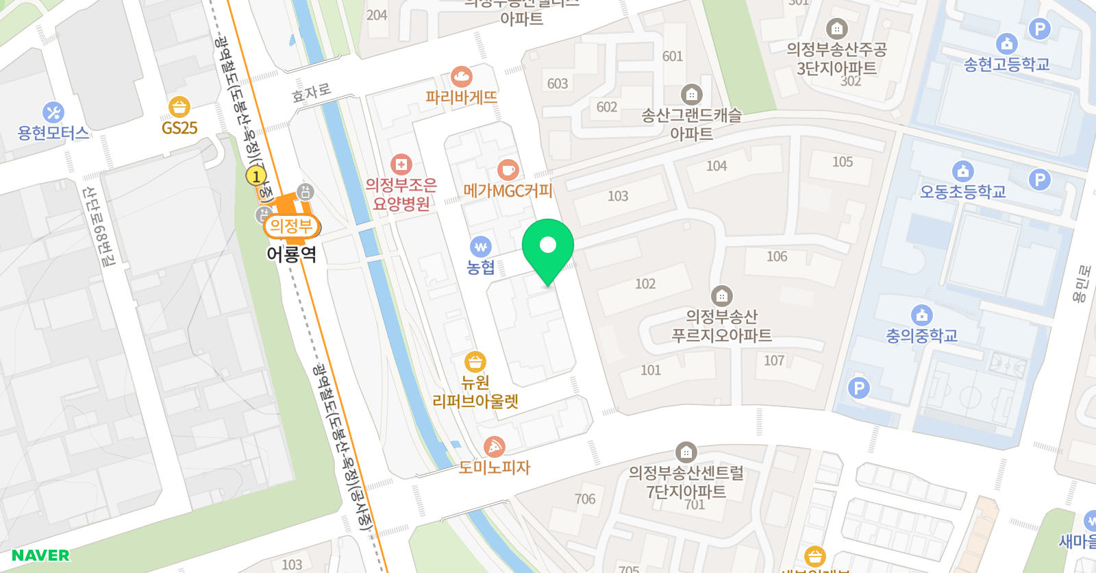 탑앤탑 학원 위치
