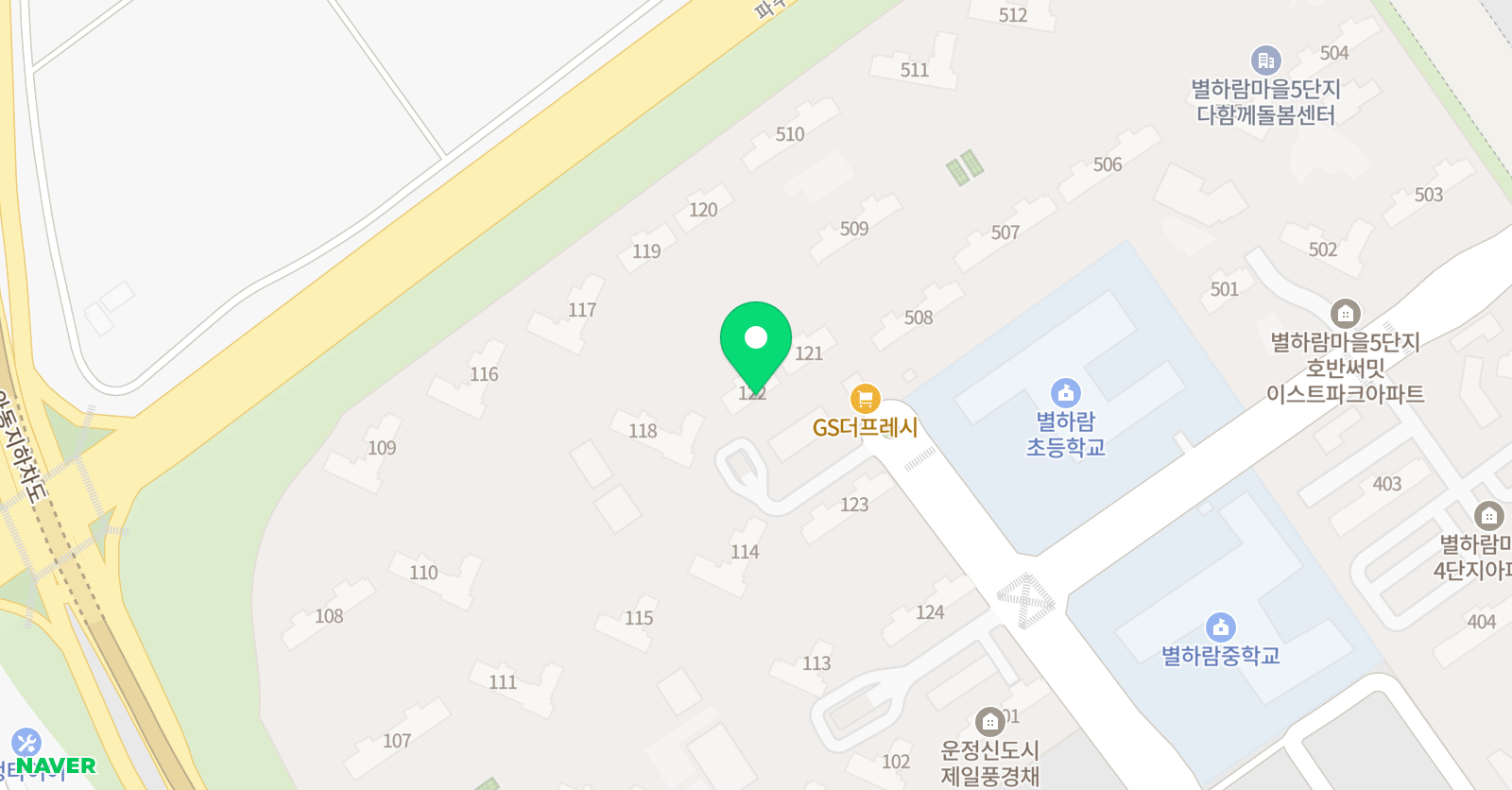 기탄사고력교실 운정제일풍경채1단지1호점 위치