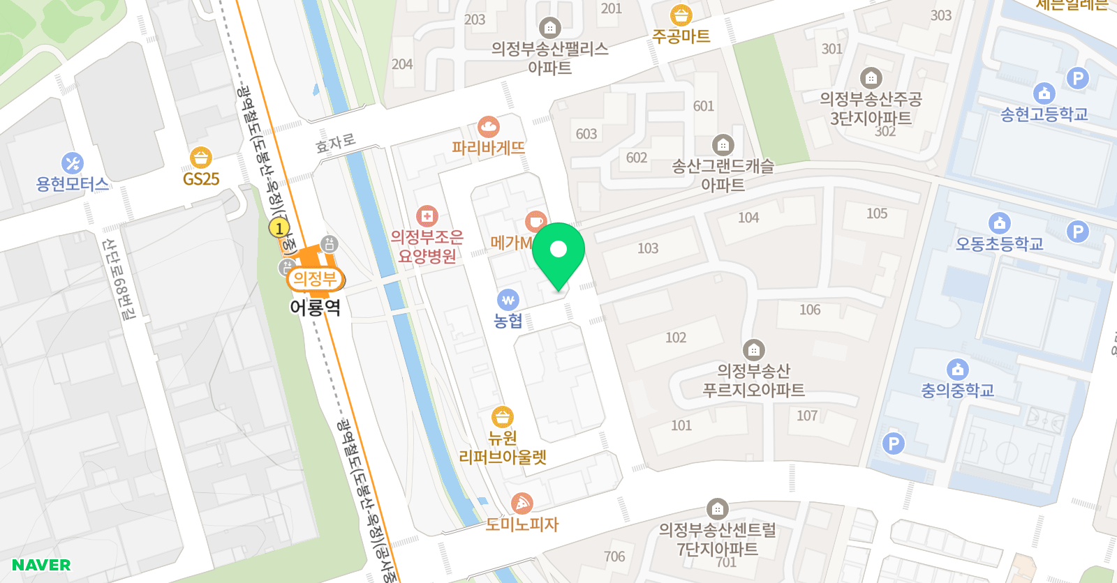 삼광 학원 스와튼 어학원 위치