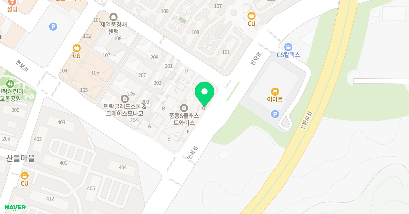 아메스 수학전문학원 위치