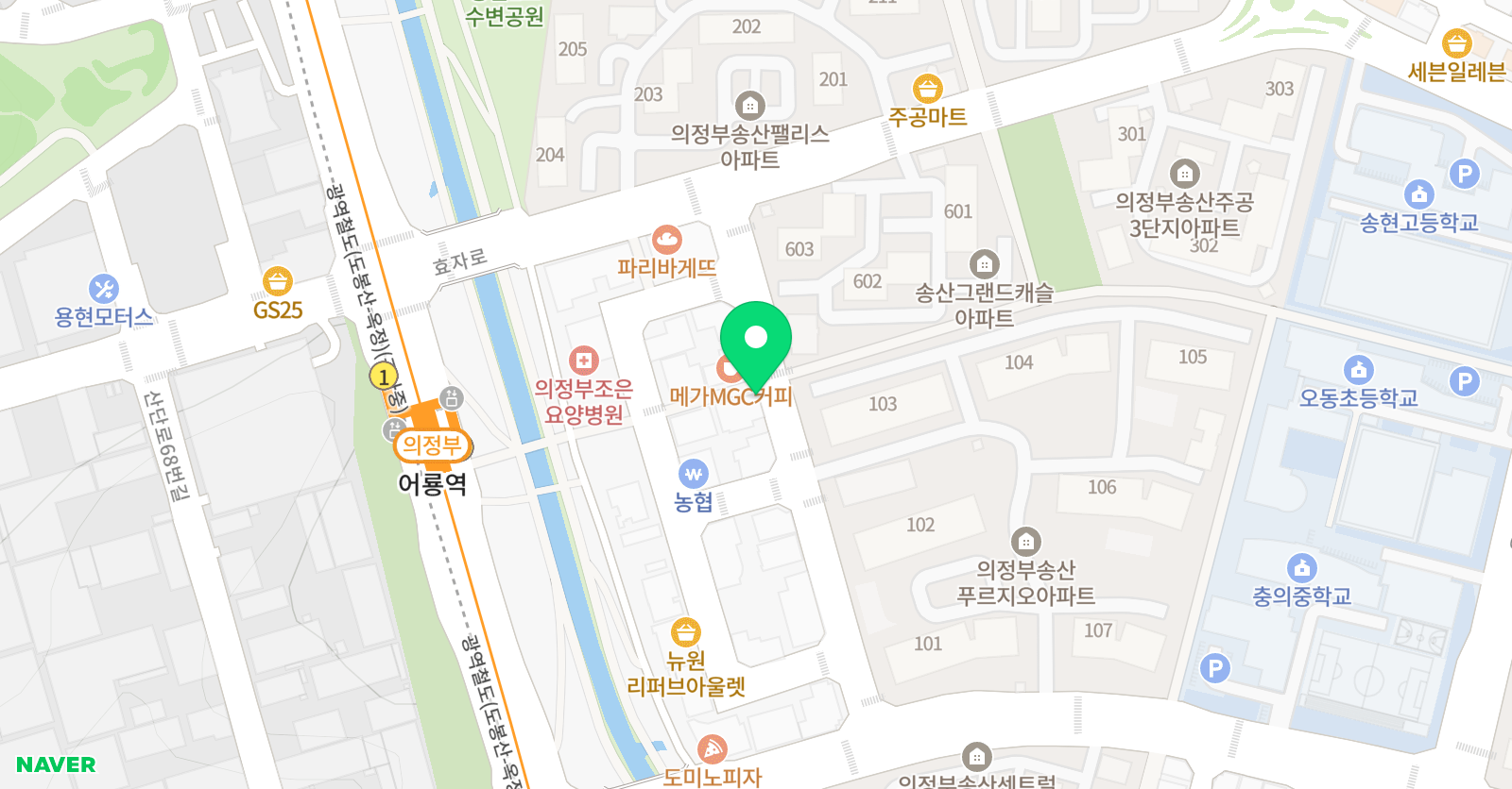 충의Ktigers 태권도 위치