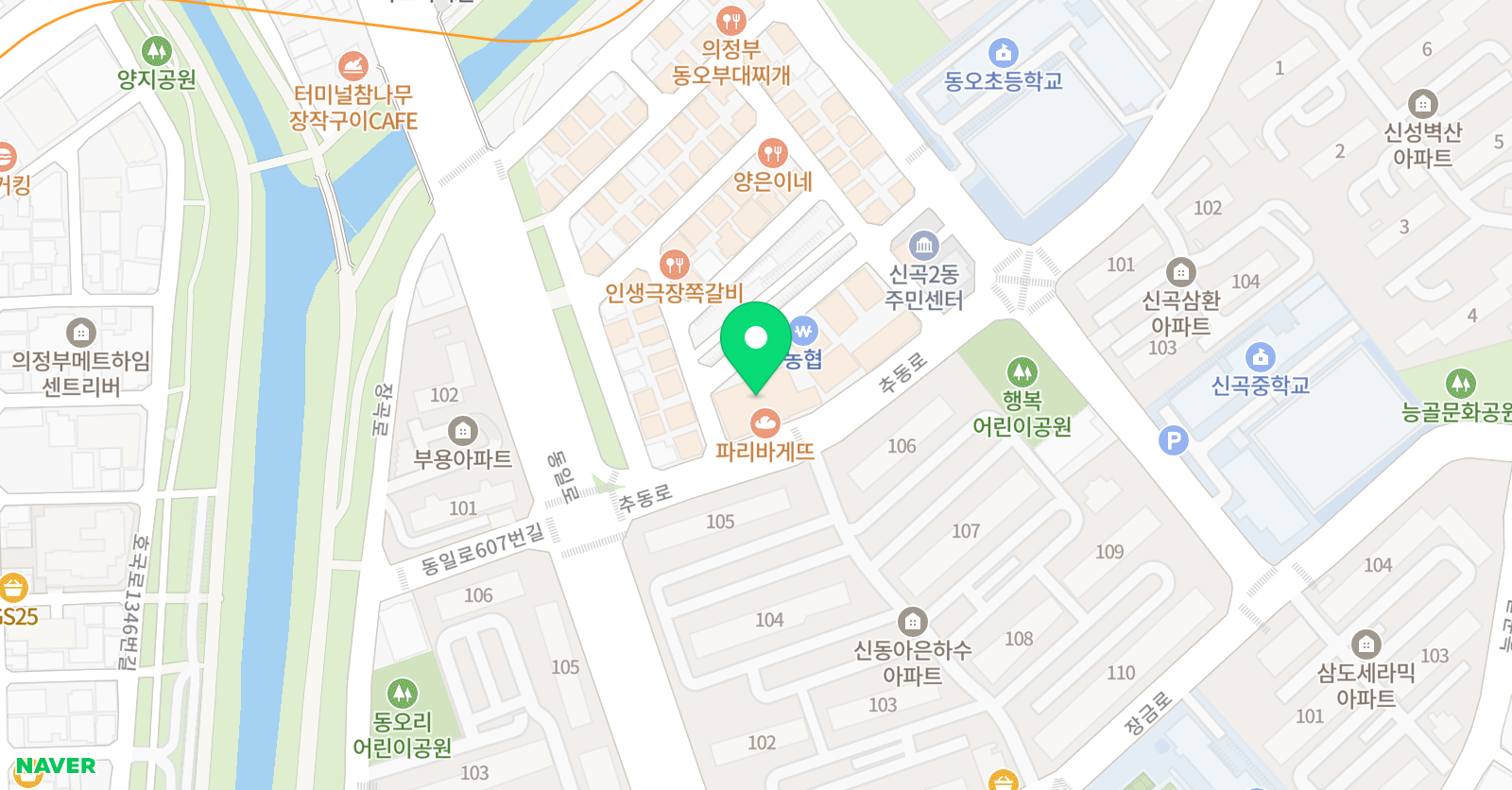 꿈꾸는음악미술학원 위치