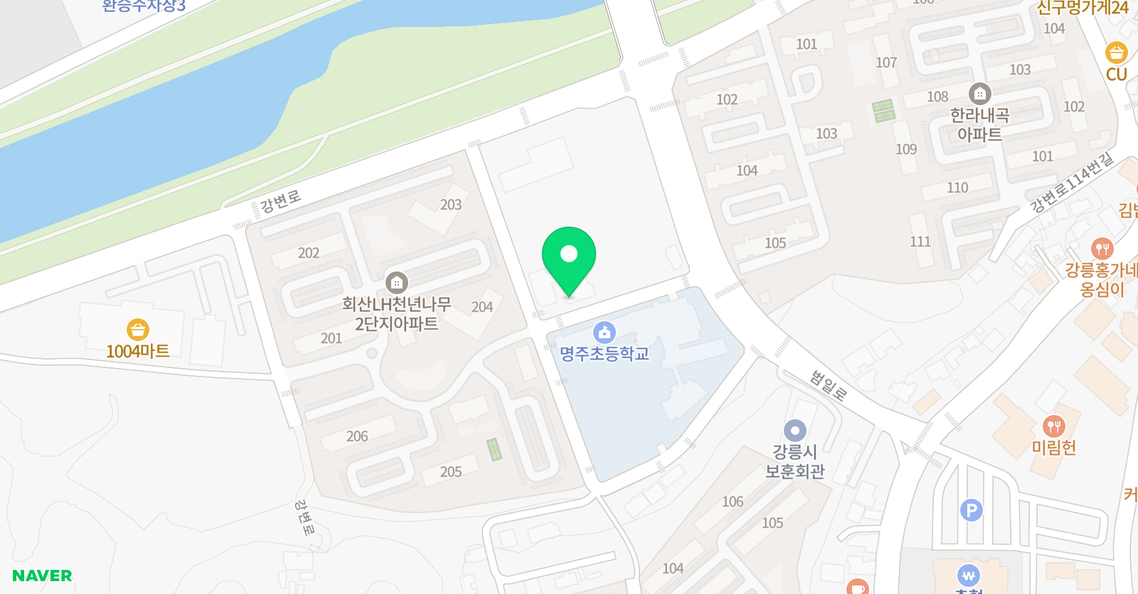 라온 음악학원 위치