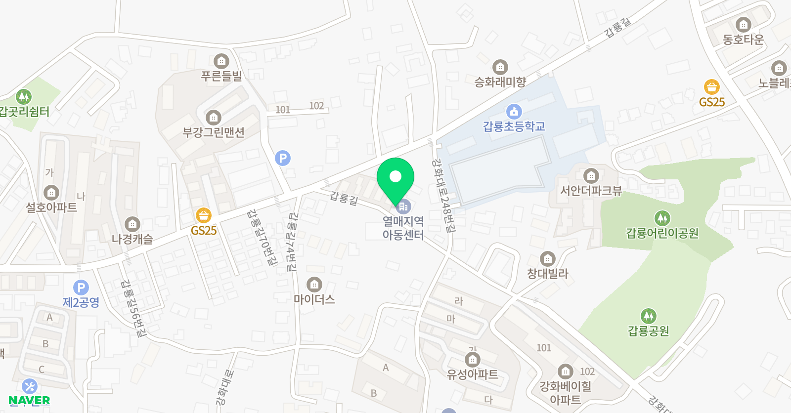 승룡 체육관 위치
