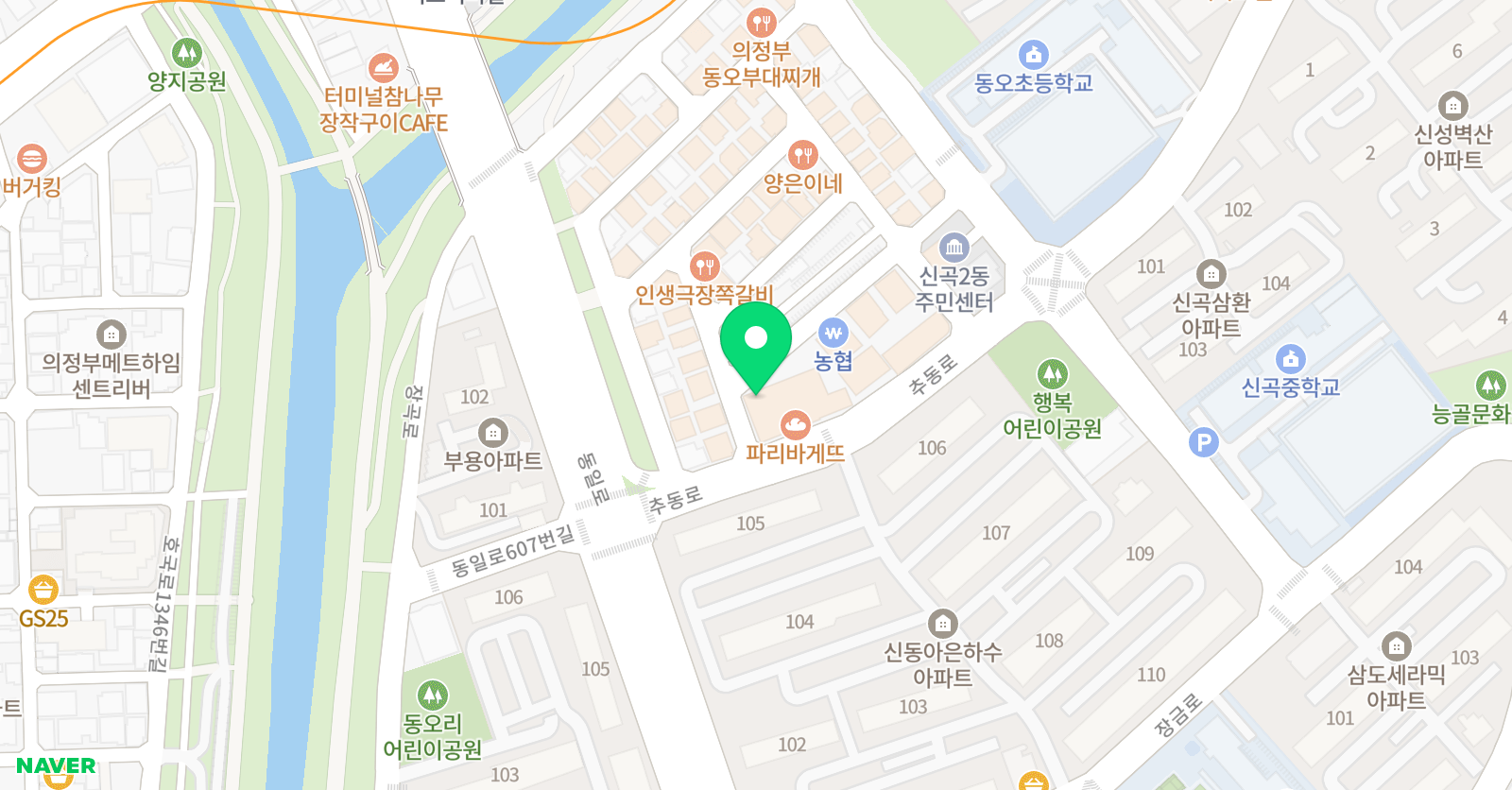 소리숲 음악학원 위치