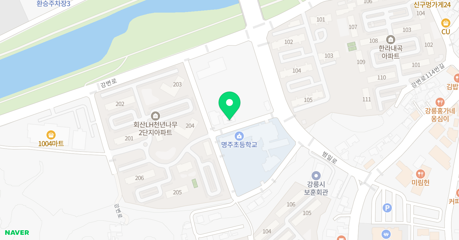 피비 영어 위치