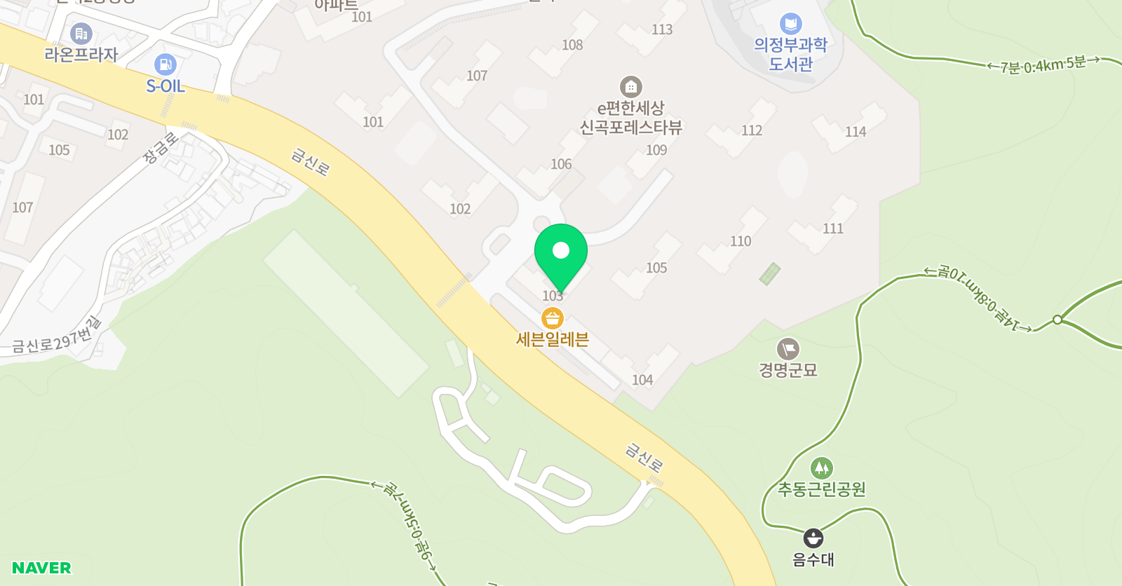 ERC 영어독서클럽 의정부새말초점 위치