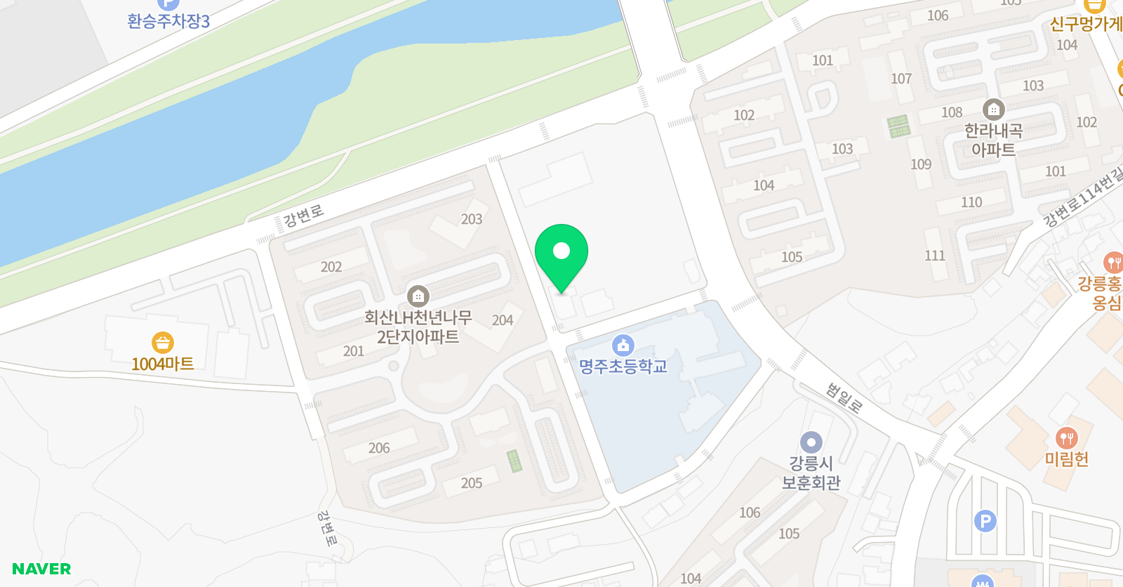 에이플러스이룸 수학학원 위치