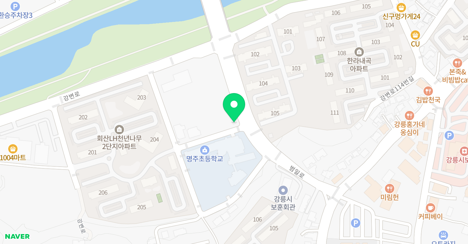 삼성 영어셀레나 내곡학원 위치